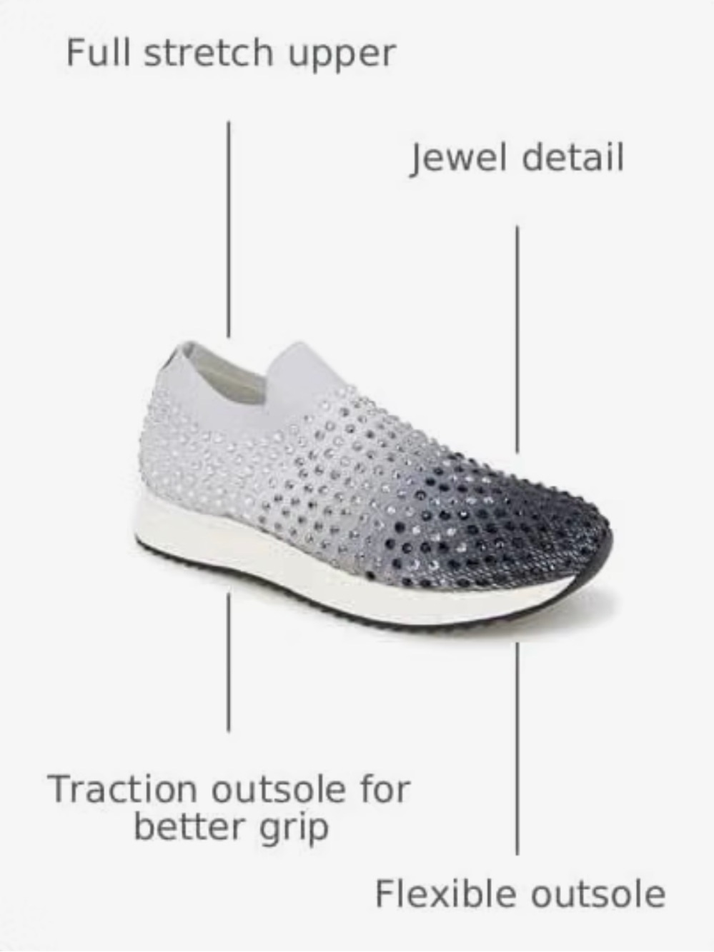S30 Kenneth Cole REACTION Womens Cameron Jewel Jogger NEW - Picture 9 of 12